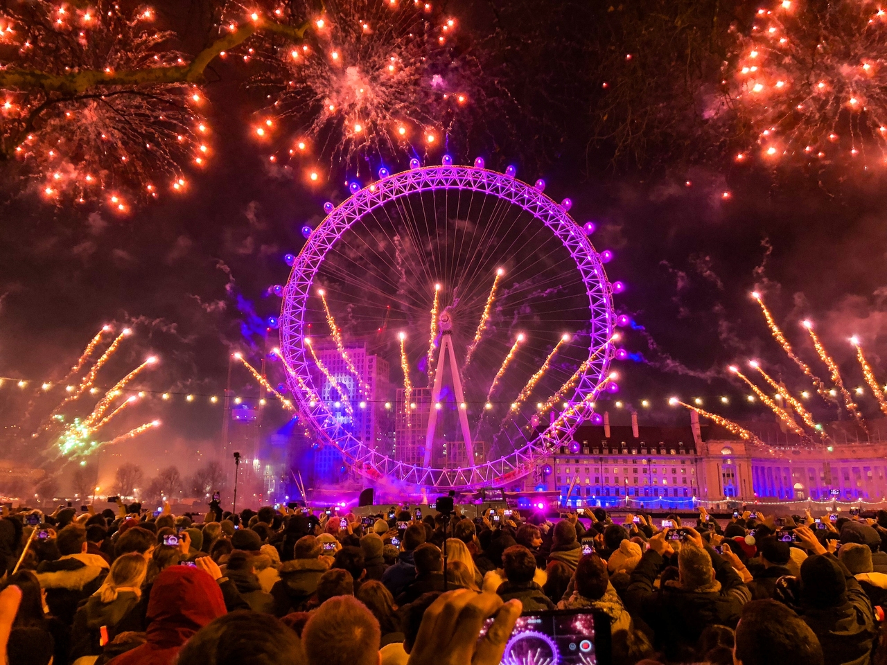 London on New Year's