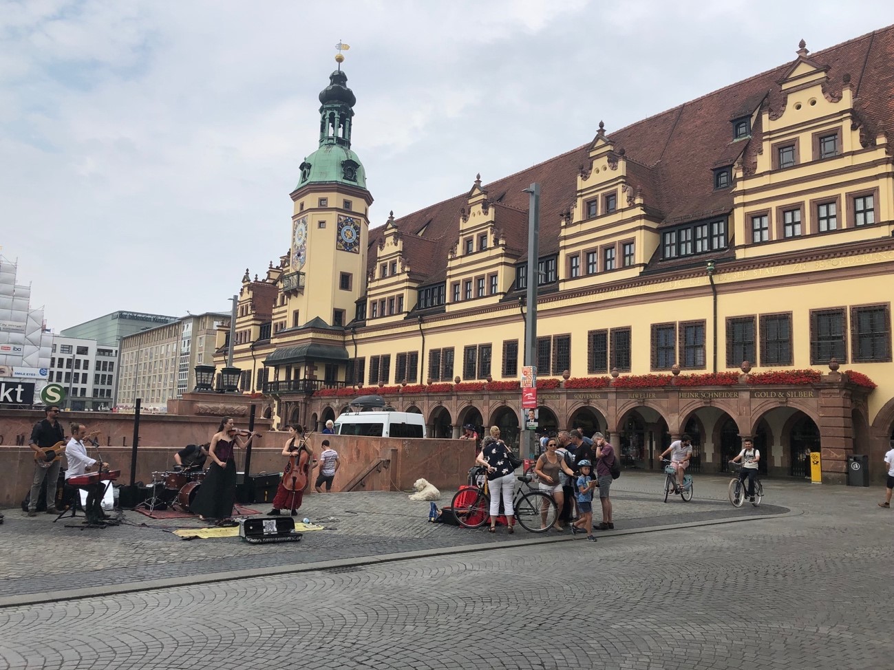 At Leipzig market