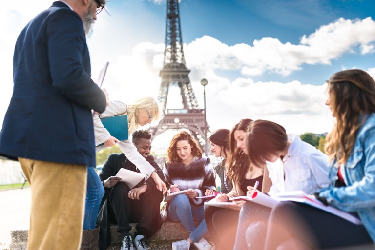 students in paris